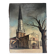 Jean Robert Ithier (1904-1977) Ars en Ré, View of the church, oil on canvas signed