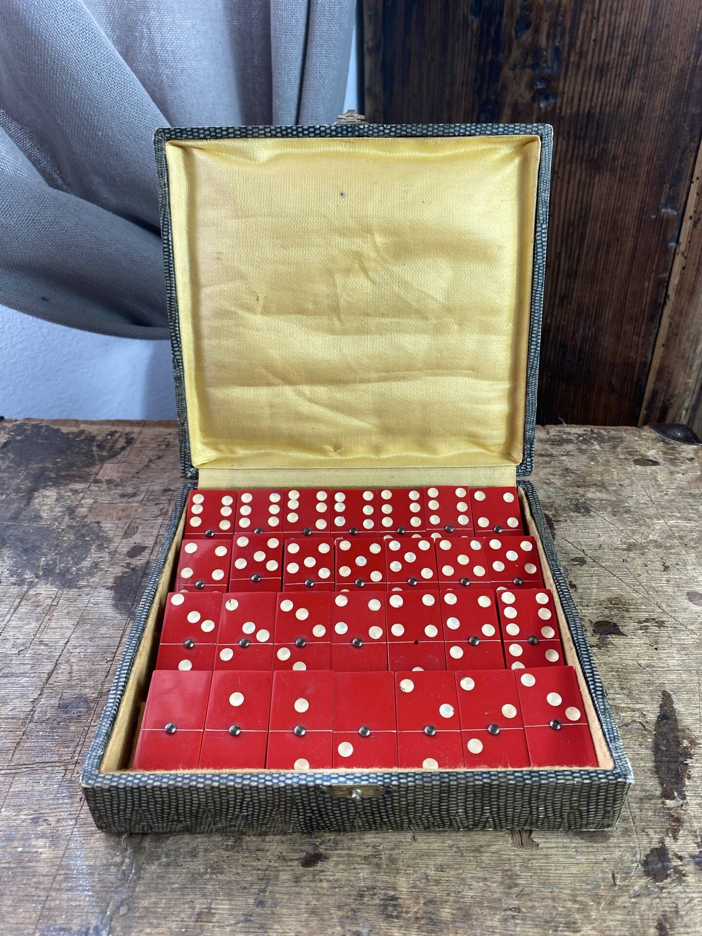 Bakelite domino set, 1930s
