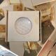 Vintage brass ceiling light OMI – Space Age design from the 1970s