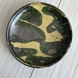 large colored terracotta ceramic dish