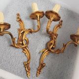 Bronze wall lamps shabby chic