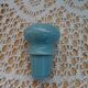 Blue ceramic bottle