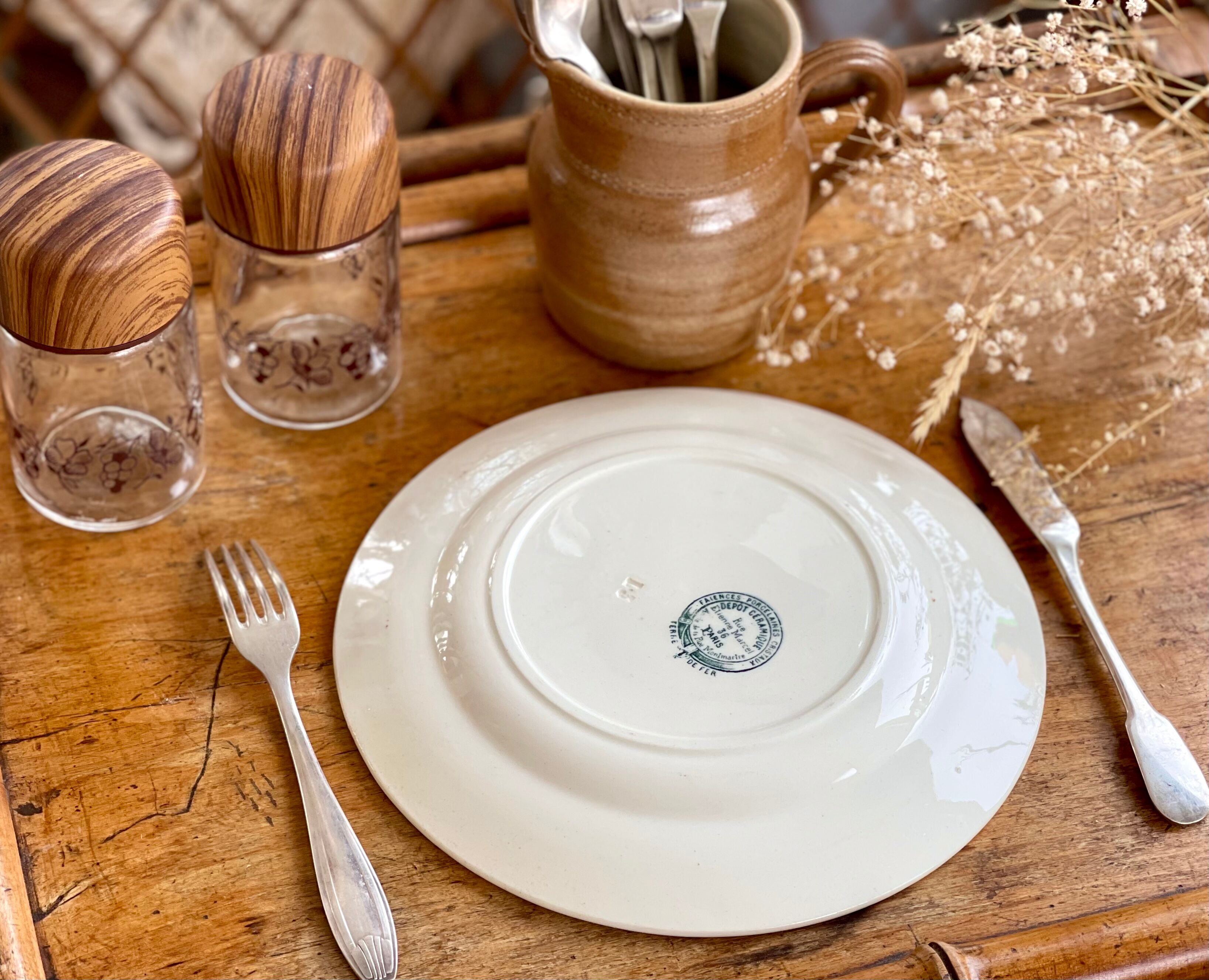 6 flat plates Iron Earth