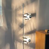 Space age floor lamp. 2 sputnik spots. 1970.