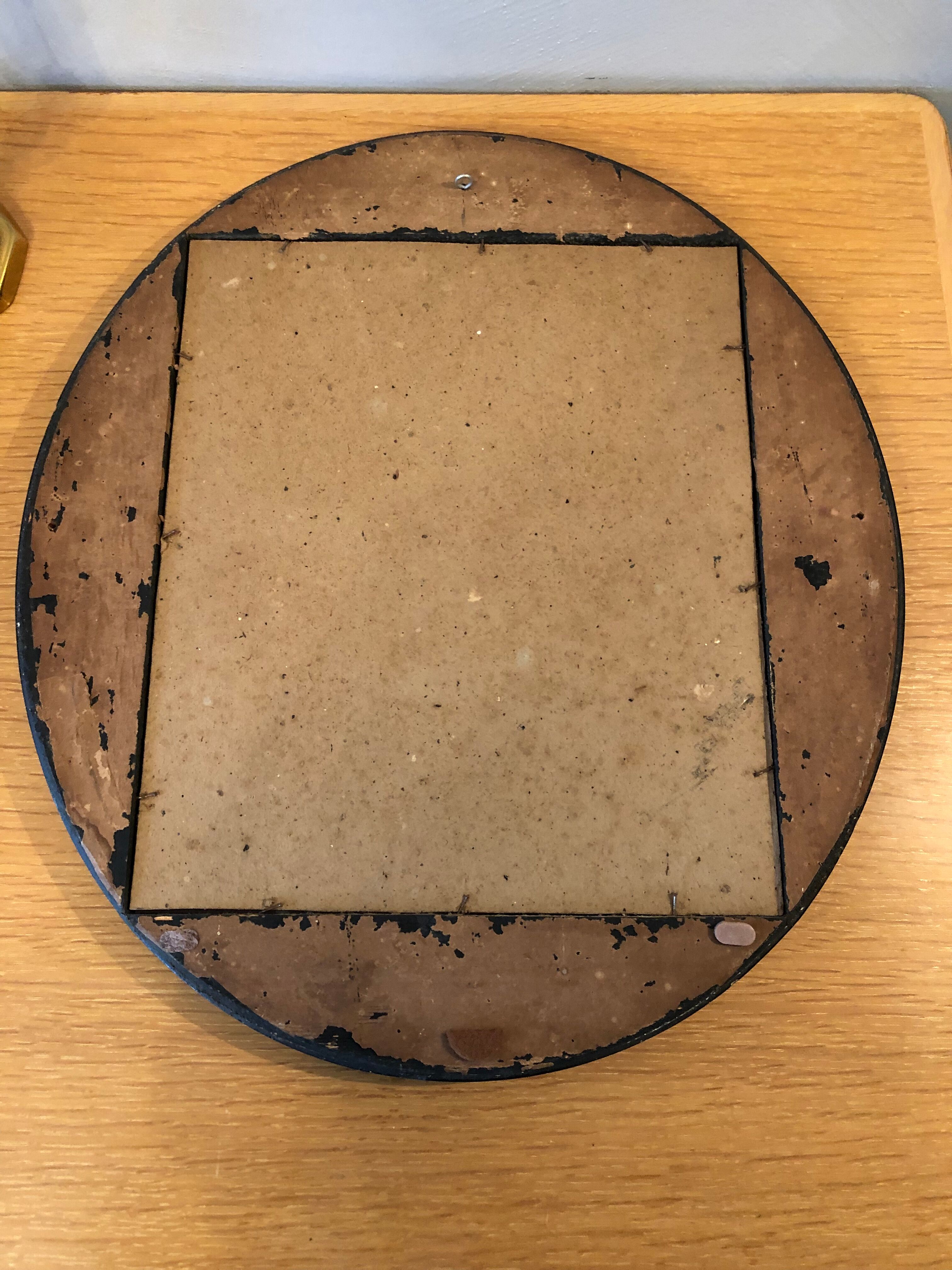 Old oval mirror 40x45cm