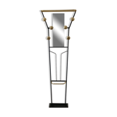 Black and gold cloakroom
