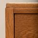 Art Deco Nightstand or Bedside table Oak and Marble, Dutch, 1930s