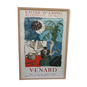 Lithographed poster of Venard