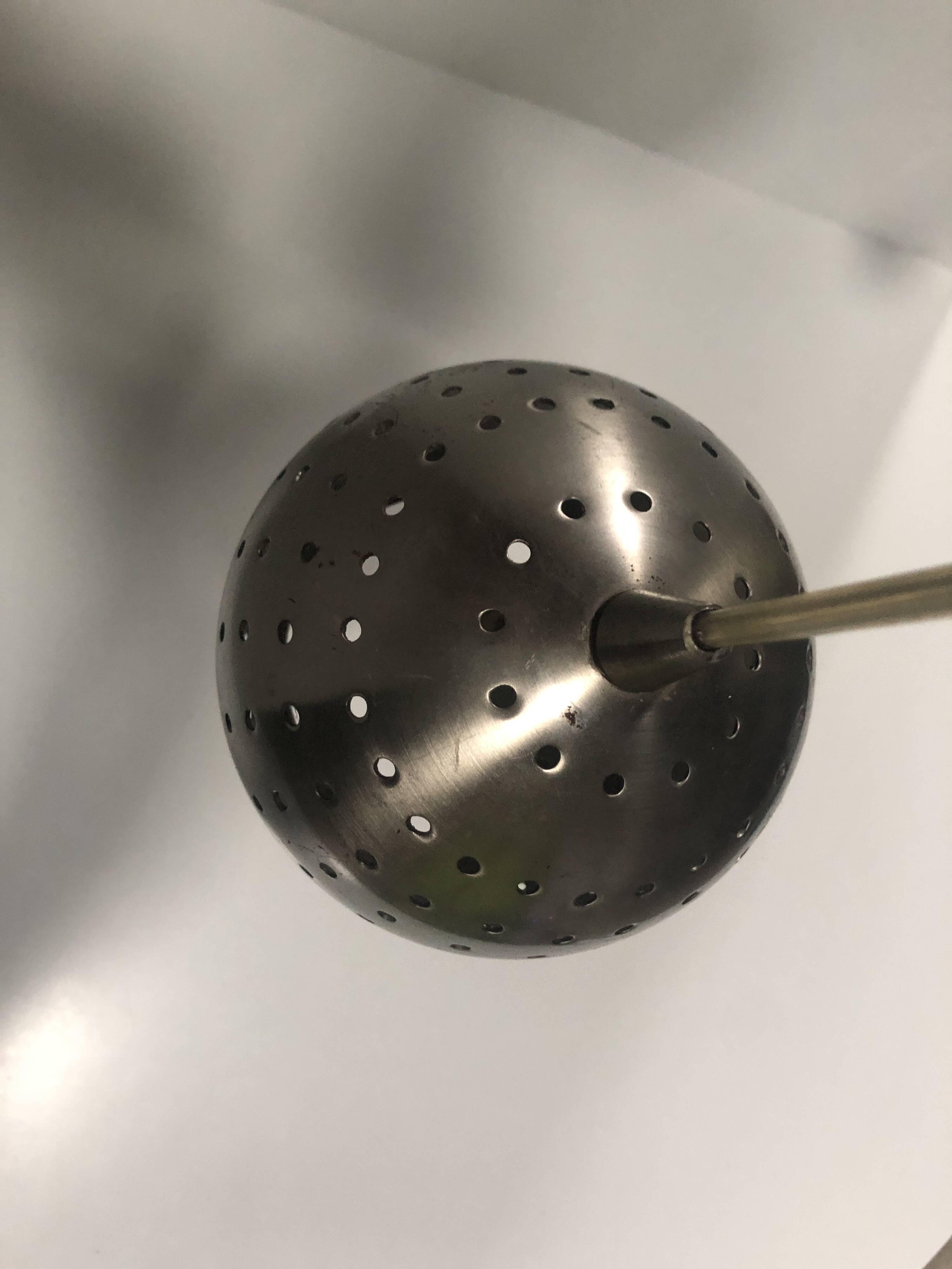 Vintage Suspension • Brushed Steel • Carini • Post Space Age • 1980