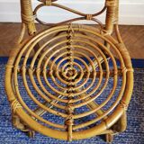 Dirk von Sliedregt rattan chair circa 1950