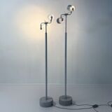 Stadium 1 floor lamps by Hannes Wettstein for Pallucco, 1990s