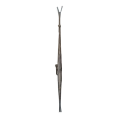 Pair of wooden skis 1930s