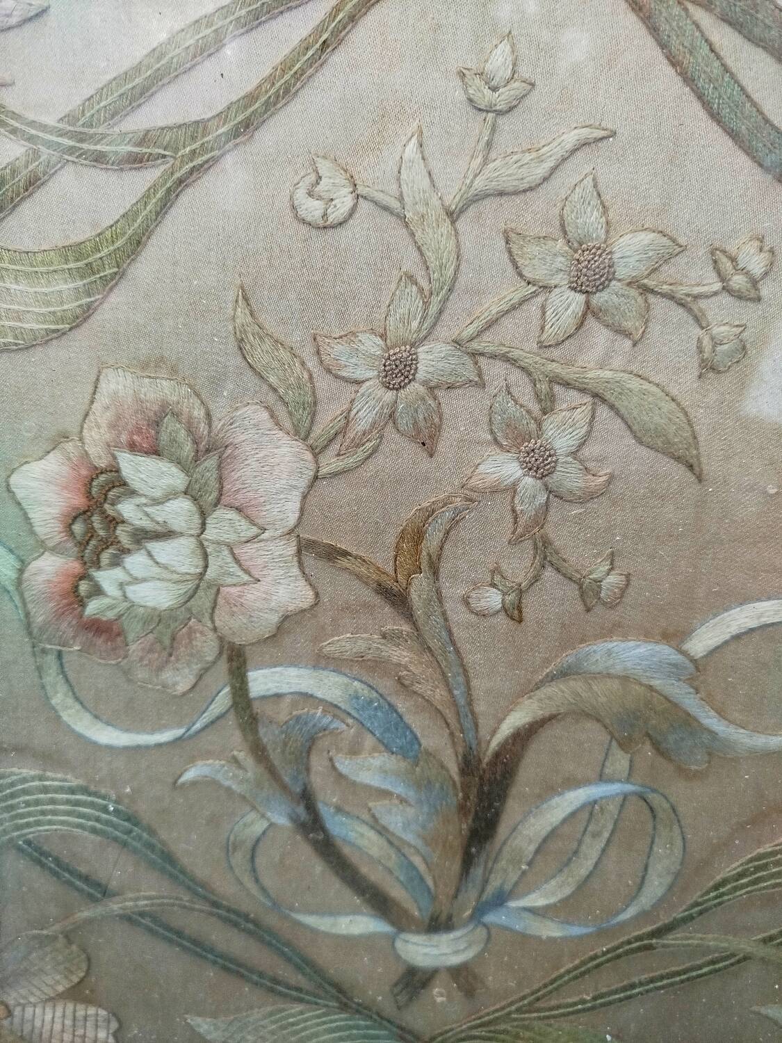Mahogany fireplace screen 1920
