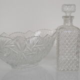 Mid-century set of bowl and carafa,1960's.