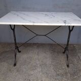 Bistro table for 4 people in white marble