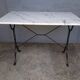 Bistro table for 4 people in white marble