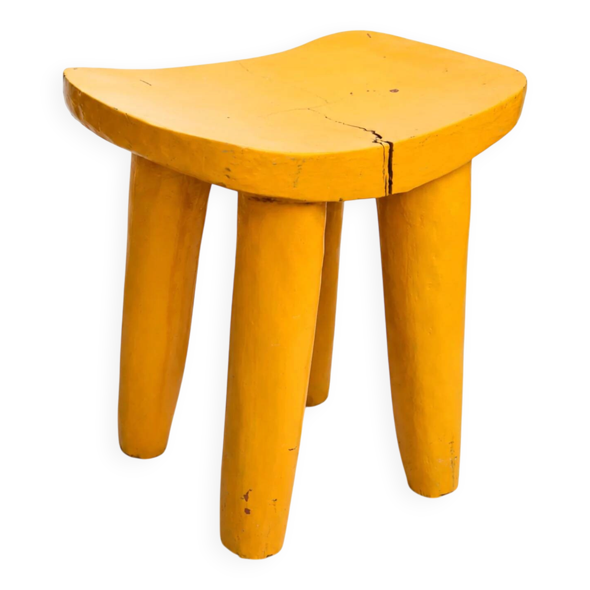 Yellow stool from Benin