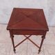 Game table in mahogany late 19th