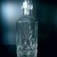 Carafe à whisky en verre taillé vintage 25 cm