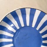 Vintage fox trott coffee cup sarreguemines, art deco striped service.