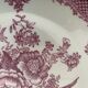 Set of 4 floral pattern dessert plates