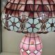Tiffany-style lamp in mother-of-pearl.