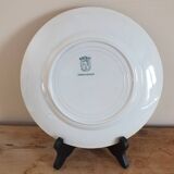 1 assiette plate Terre de Fer Saint Amand Nord modèle Groupe d'enfants