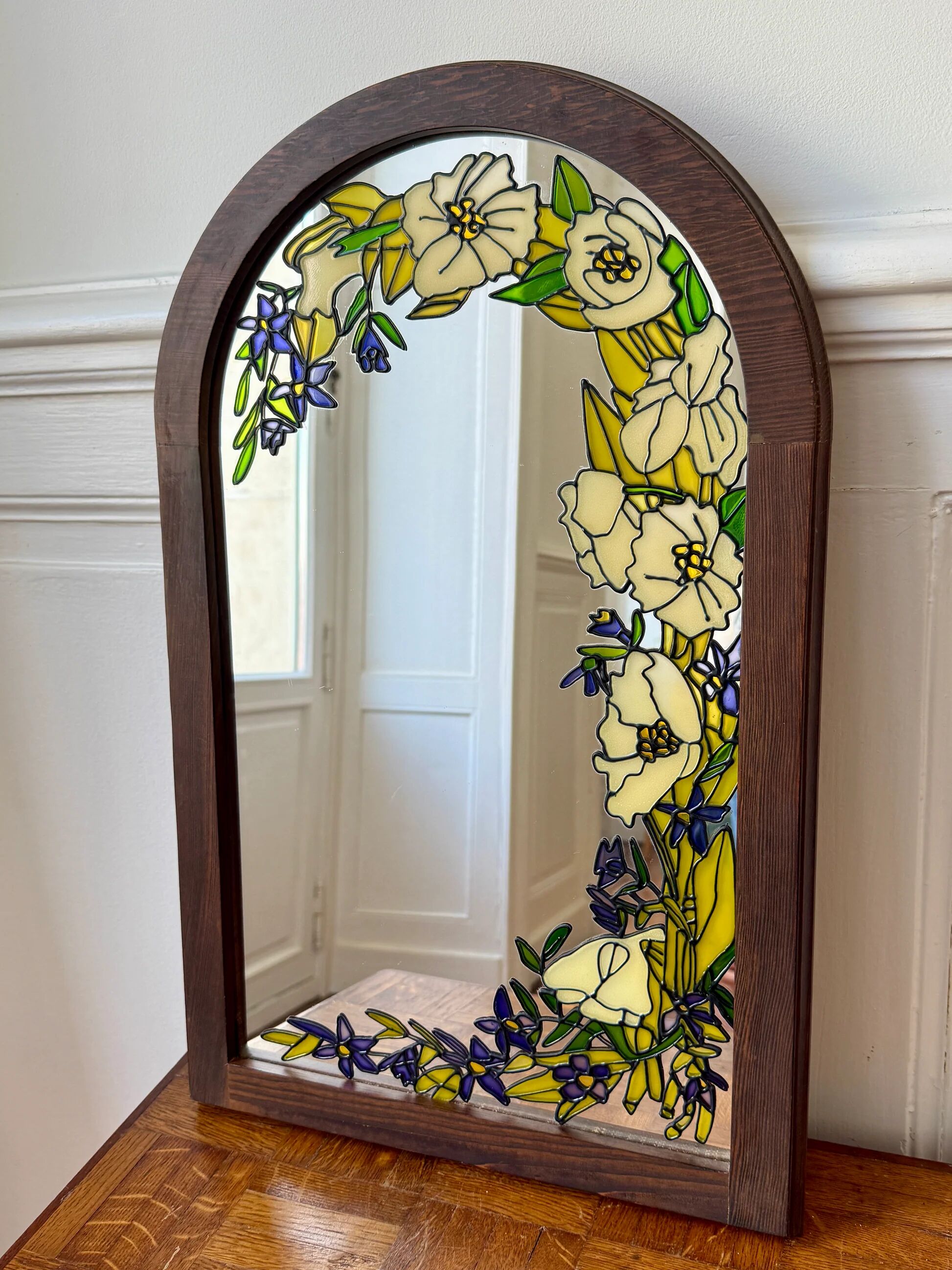 Tiffany style / Art Deco mirror