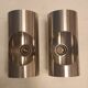 Paire d'appliques murales inox oxar