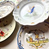 Set of 7 assorted plates