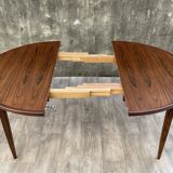 Extendable Scandinavian rosewood table, 1960s