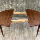 Table scandinave extensible en palissandre, 1960s