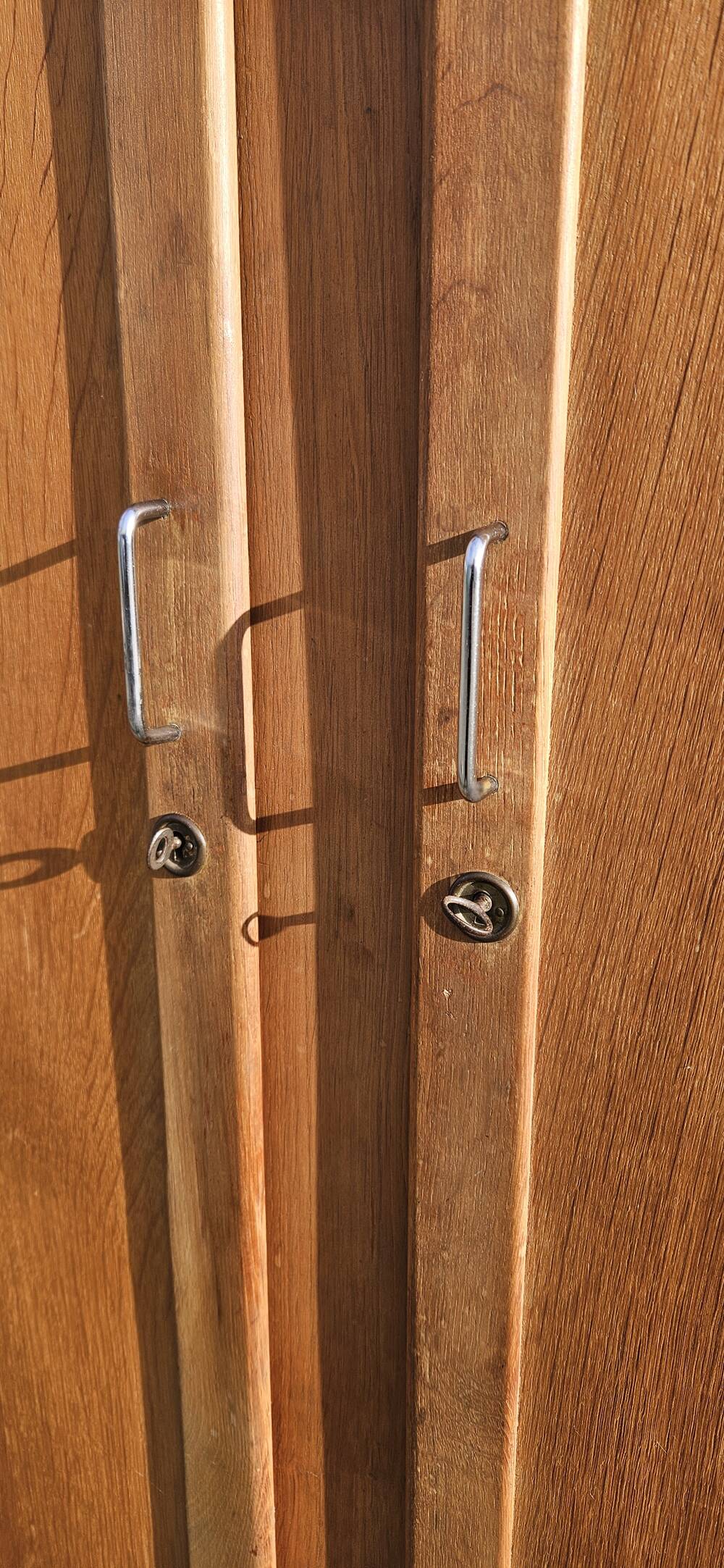 Wardrobe, shelves, oak, vintage, 1950s / 60s