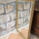 Miroir vintage doré 35x65cm