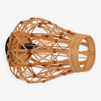 Boho bamboo sconce 25x32cm