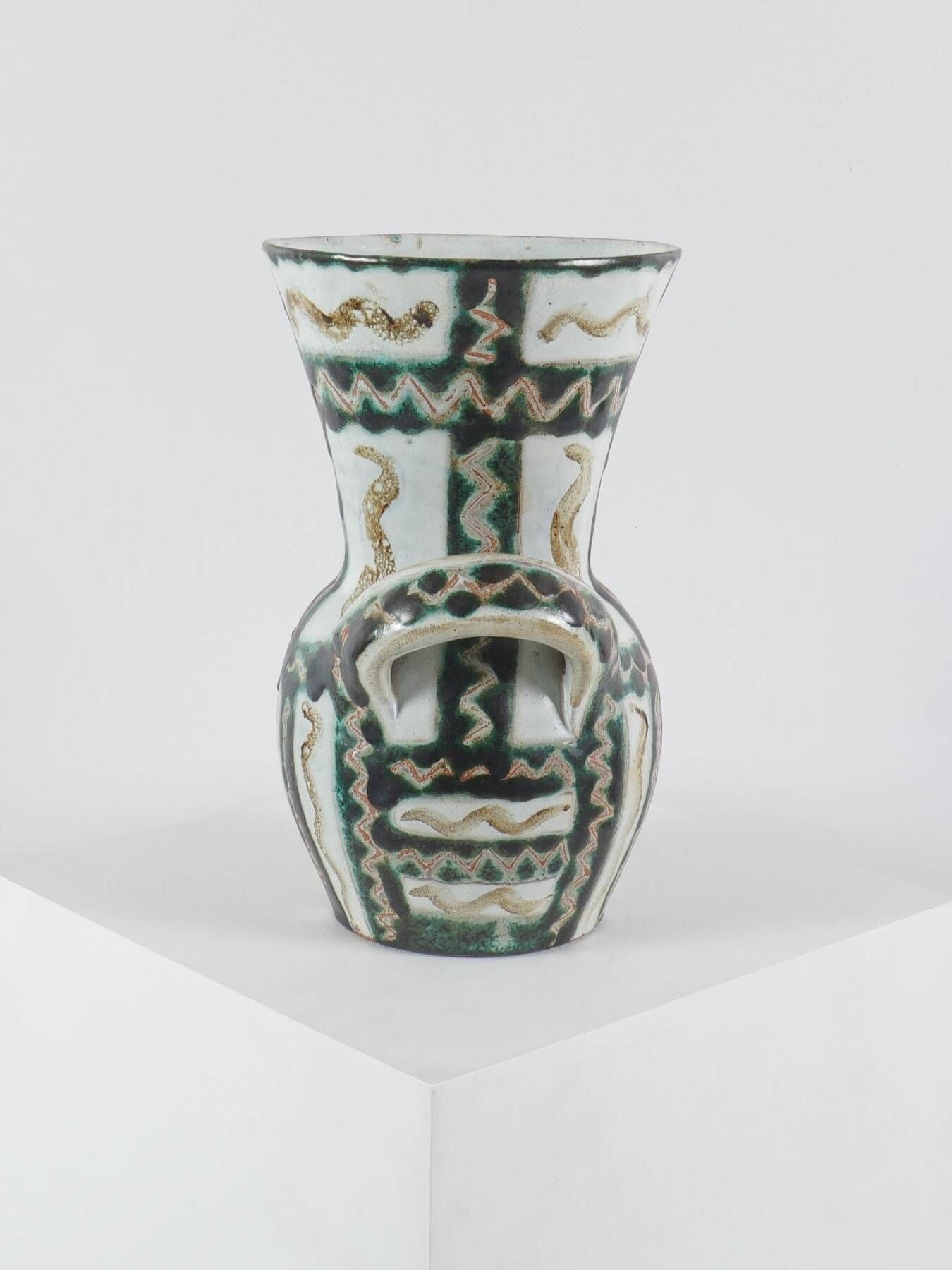 Robert Picault - Large signed ceramic vase, circa 1950