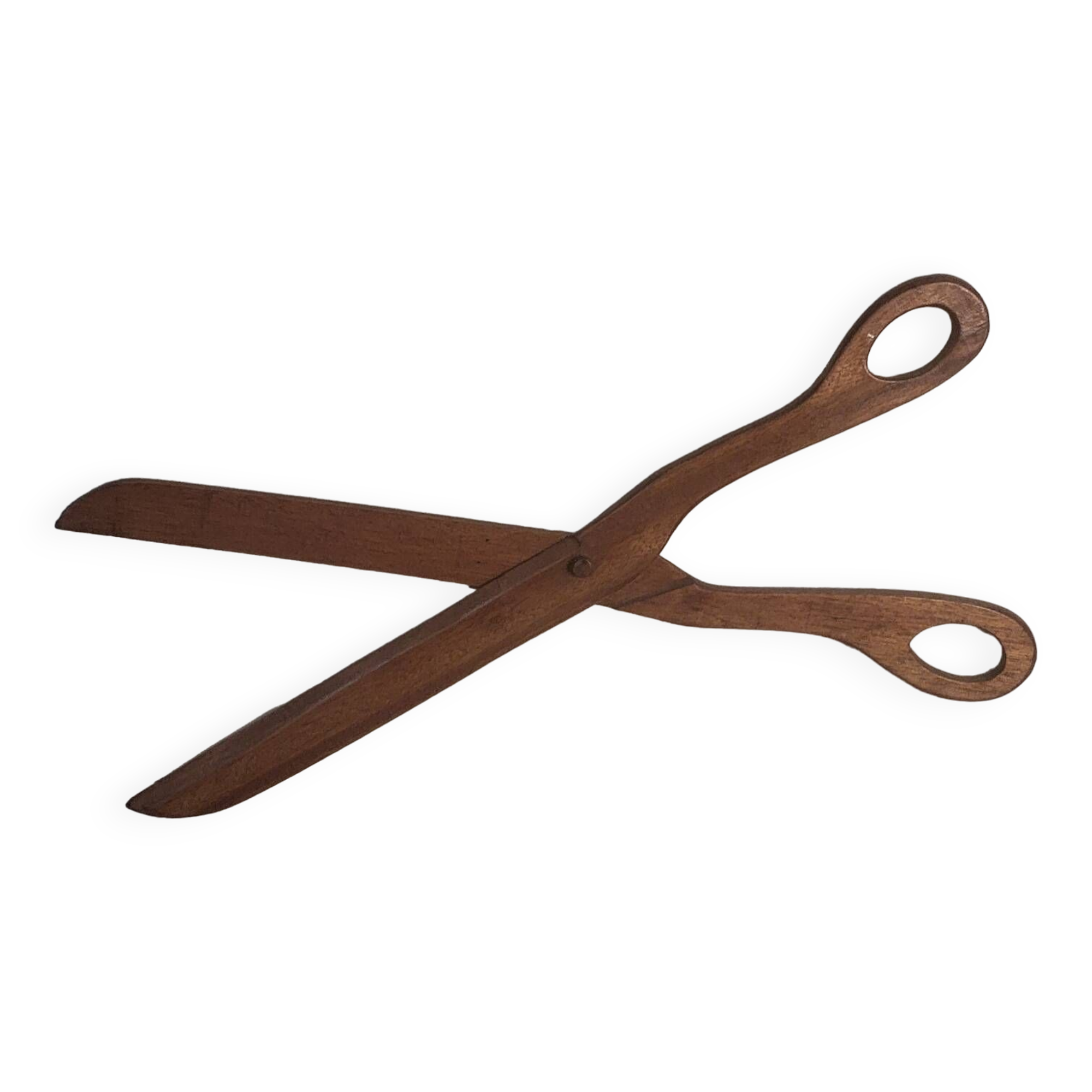 Giant wood scissors