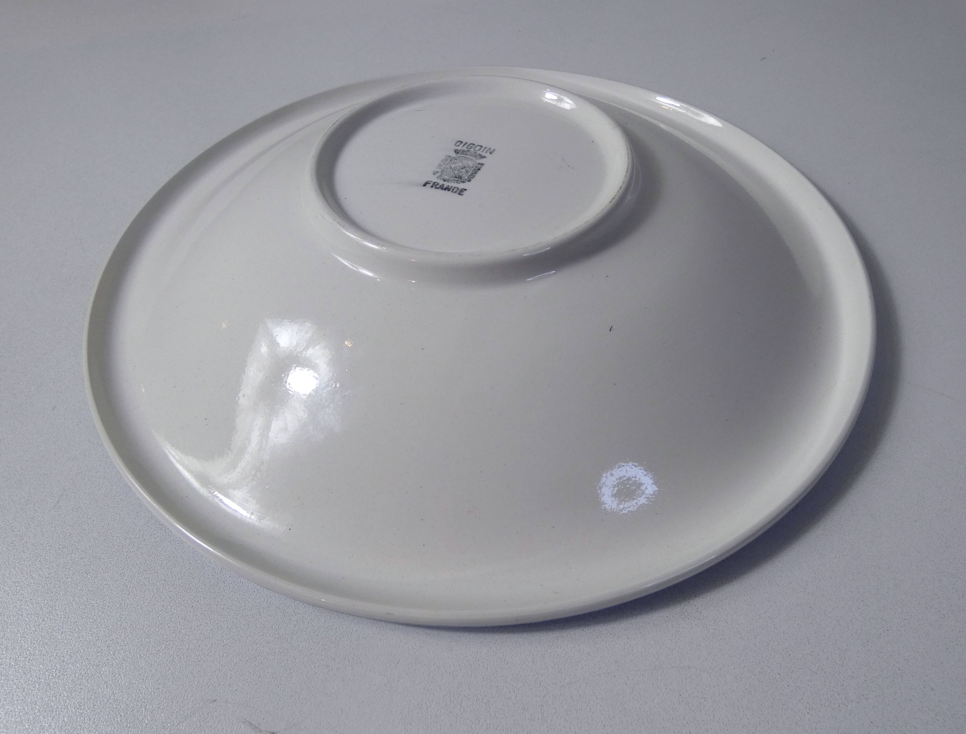 Digoin Sarreguemines fruit bowl