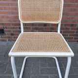 Cesca dining room chair designed by Marcel Breuer