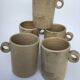 5 Handmade Aus stoneware mugs