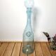 Biot carafe in blue blown glass