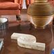 Brutalist travertine ashtray, Cerri Nestore, Italy, 1970s