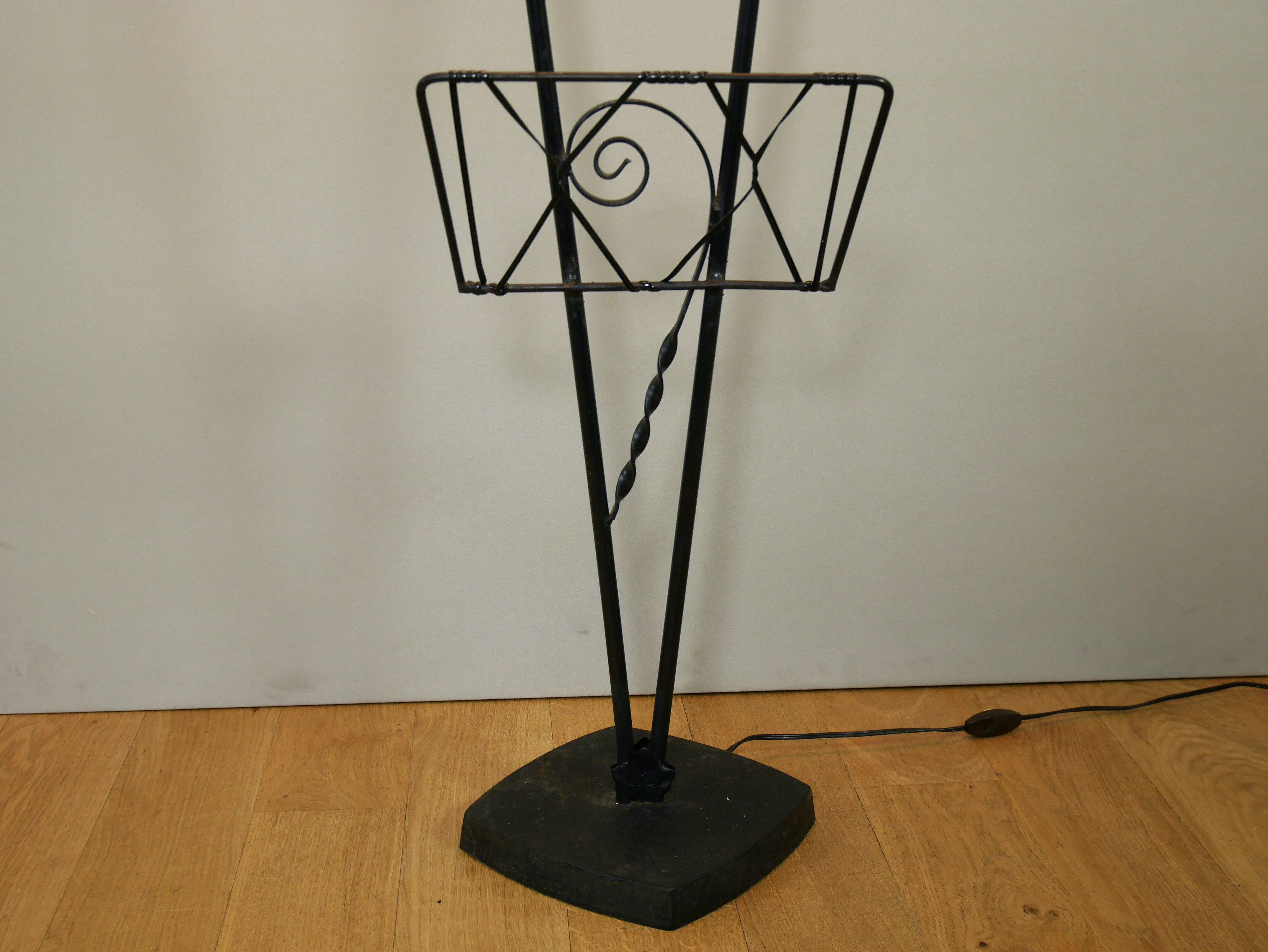 50's double floor lamp