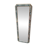 Large vintage beveled mirror (112x39cm)