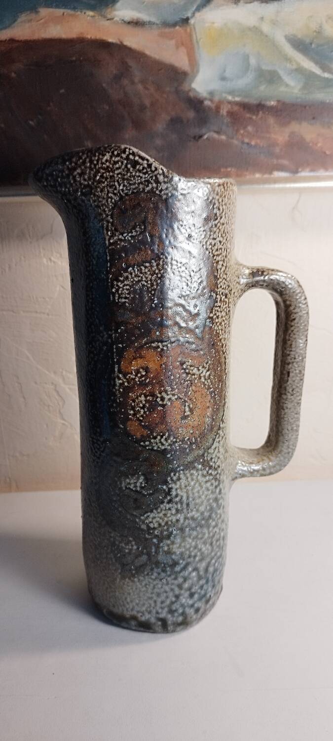 Jug, stoneware vase by J. C. Monange