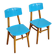 Paire de chaises bois et plastique Ton Bystrice Thonet