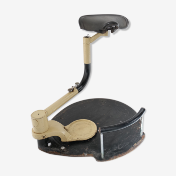 Industrial seat with "Merat" motorcycle saddle