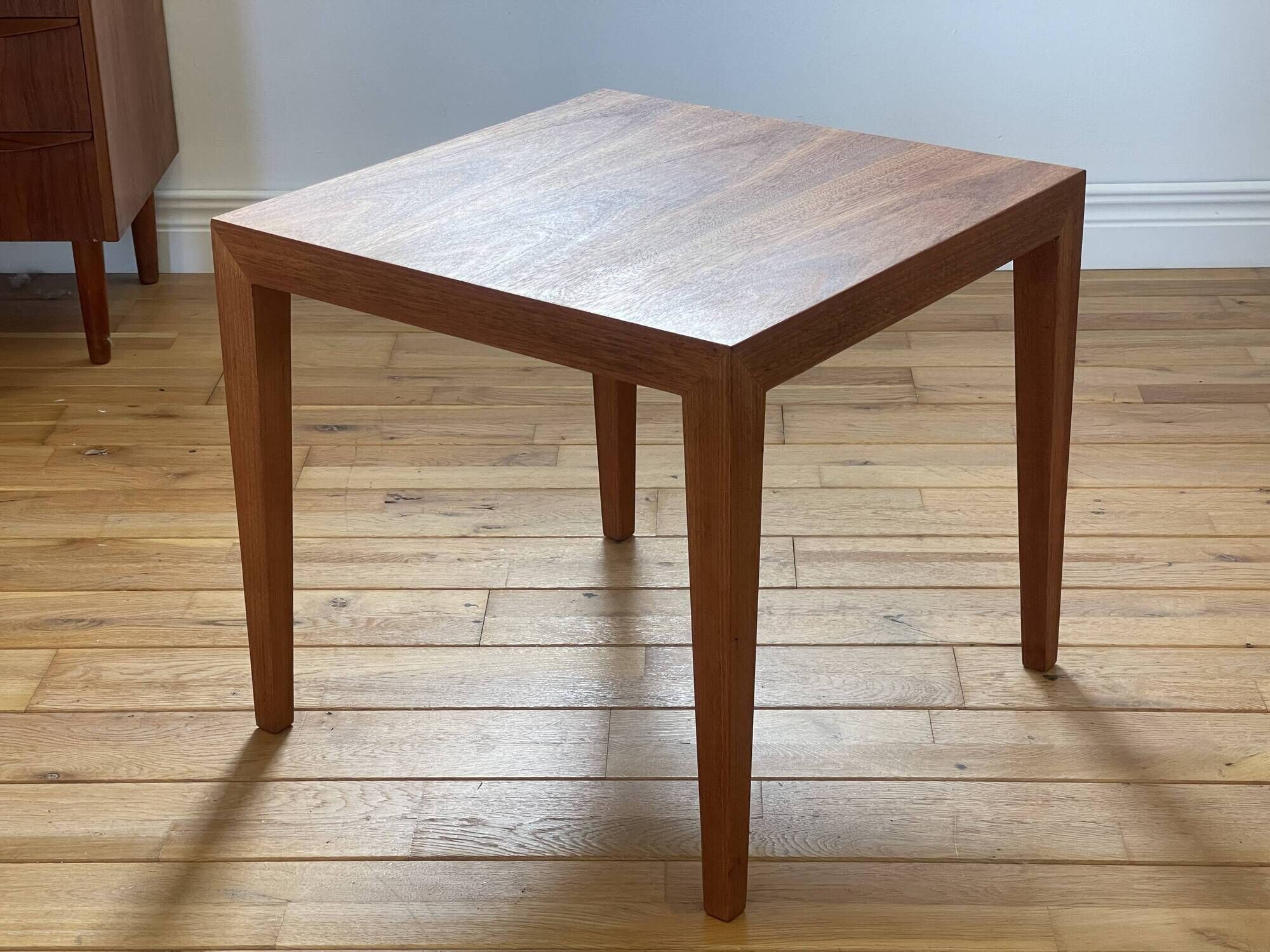 Teak Side Table by Severin Hansen for Haslev Møbelsnedkeri, 1960s