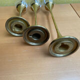 3 oil lamps Freddie Andersen "Clear Drop"