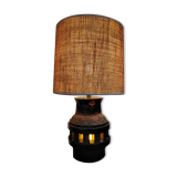 Vintage brutalist table lamp
